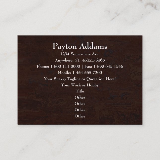 Carte de visite de mandala de renouvellement (Devant)