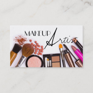 Carte de visite de maquillage