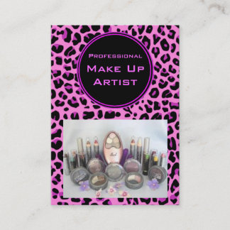 Carte de visite de maquillage
