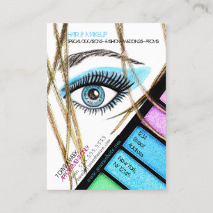 Carte de visite de maquilleur