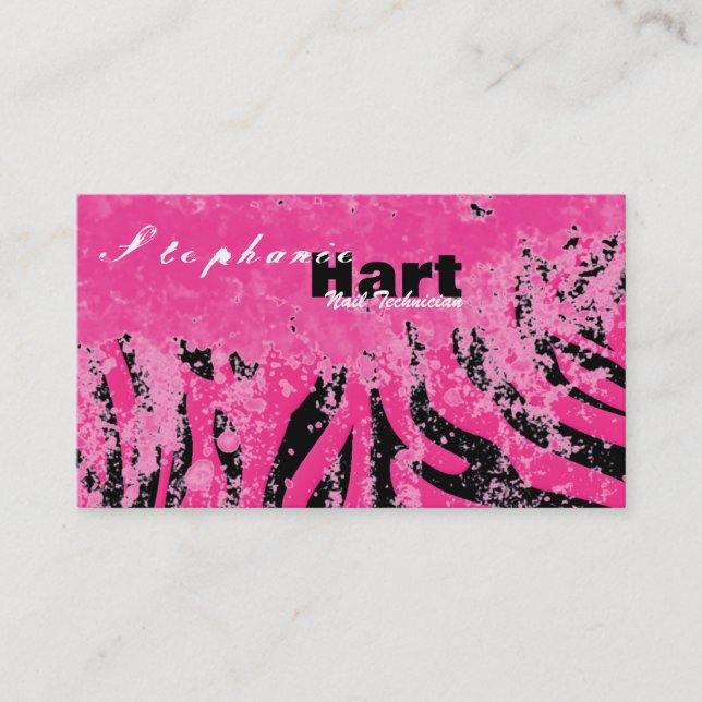 Carte de visite de maquilleur - copie grunge de (Devant)