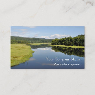 Carte de visite de marécages de Lakeside