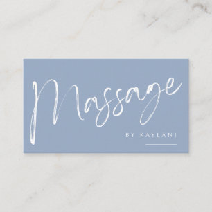 Carte de visite de massage bohème pinceauée Thérap