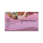 Carte de visite de massage/relaxation