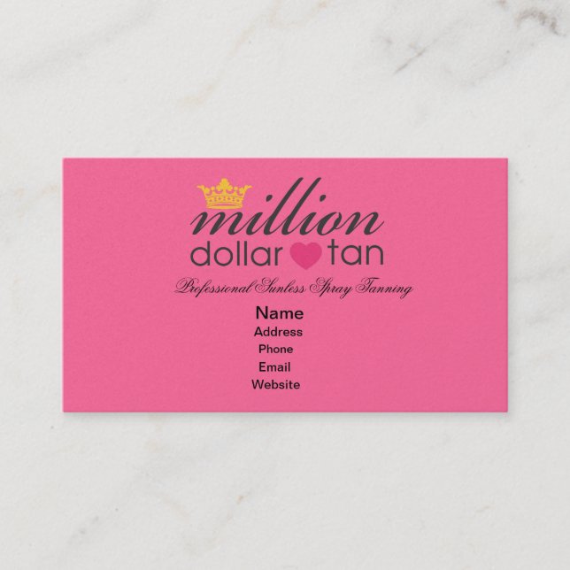 Carte de visite de MDT (Devant)