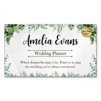 Carte de visite de mélange botanique feuilleté per