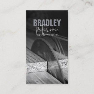 Carte de visite de menuiserie de charpentier