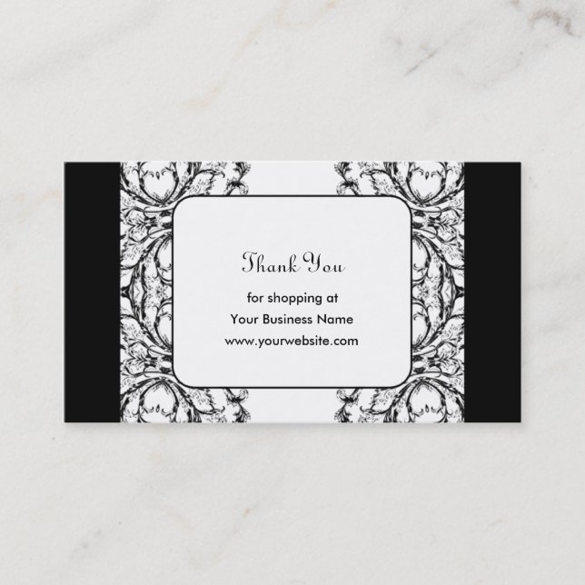 Carte de visite de Merci (Devant)