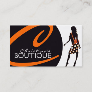 Carte de visite de mode