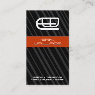 Carte de visite de monogramme