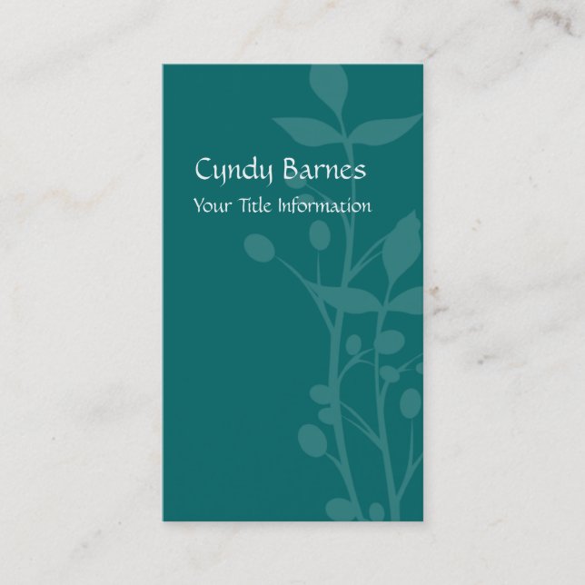 Carte de visite de Motif de couleur (Devant)