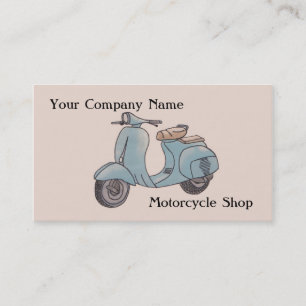 Carte de visite de moto