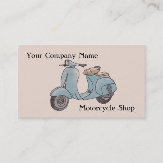 Carte de visite de moto