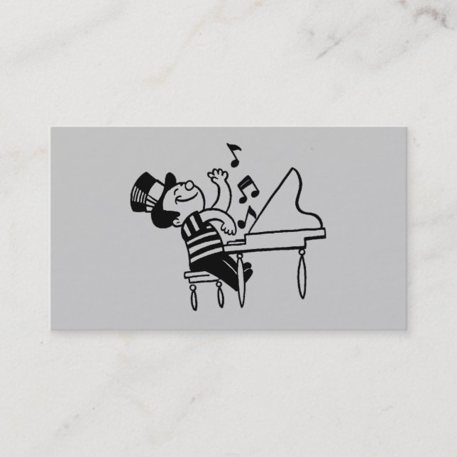 Carte de visite de musicien (Devant)