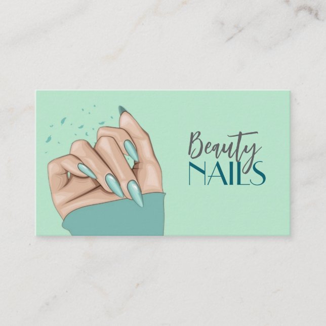 Carte de visite de Nails Salon (Devant)