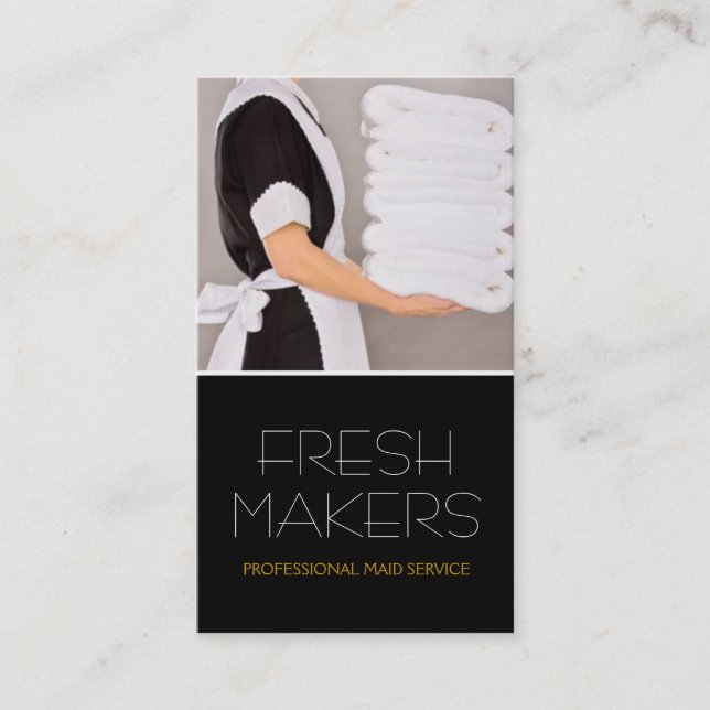 Carte de visite de nettoyage de maison, nettoyage (Devant)