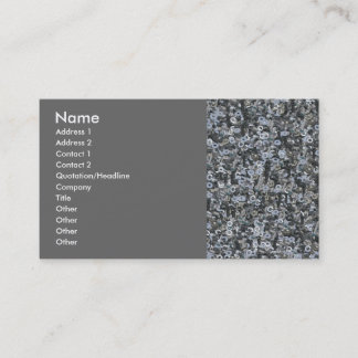 Carte de visite de noeuds et de boulons