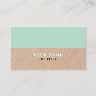 Carte de visite de Papier d'emballage IMPRIMÉ par