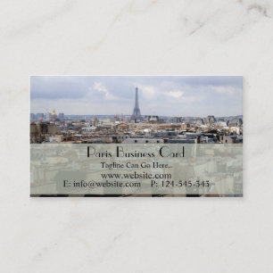 Carte de visite de Paris