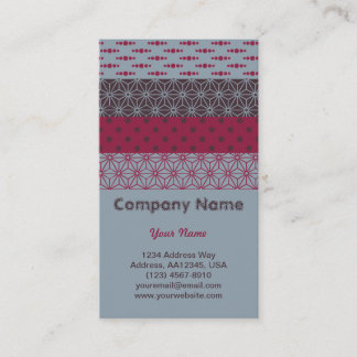 Carte de visite de patchwork