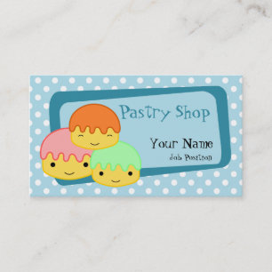 Carte de visite de pâtisserie