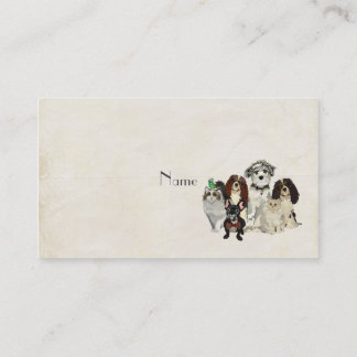 Carte de visite de PATTES, de GRIFFES et de PLUMES