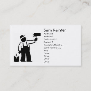 Carte de visite de peintre