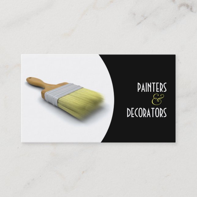 Carte de visite de peintres et de décorateurs (Devant)