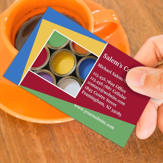 Carte de visite de peinture (Créateur téléchargé)