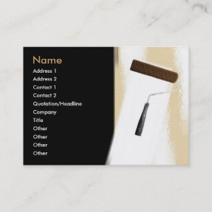 Carte de visite de peinture