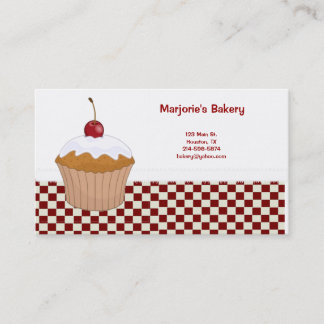 Carte de visite de petit gâteau