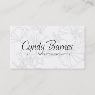 Carte de visite de Petunias ombragé