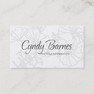 Carte de visite de Petunias ombragé