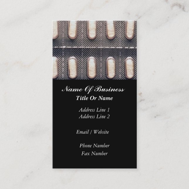 Carte de visite de pharmacie (Devant)