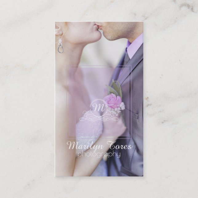 Carte de visite de photographe de ★ (Devant)