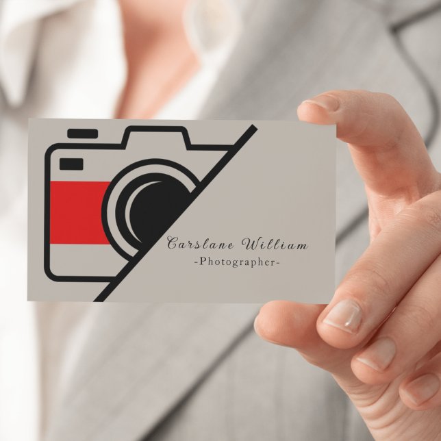Carte de visite de photographe | Moderne (Créateur téléchargé)