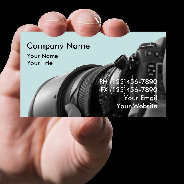 Carte de visite de photographie (Créateur téléchargé)