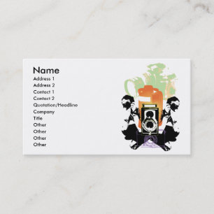Carte de visite de "photographie"