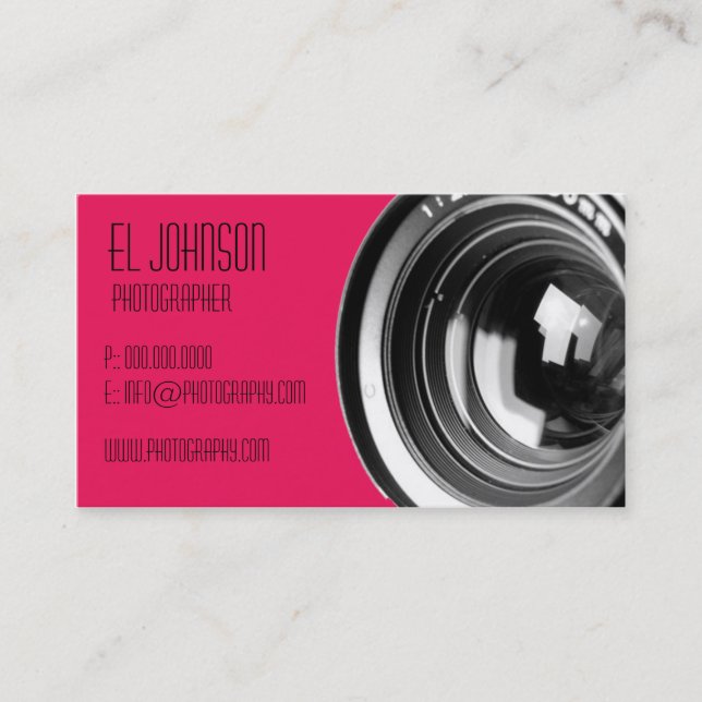 Carte de visite de photographie de base (pétale Ro (Devant)