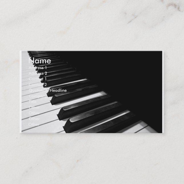 Carte de visite de piano (Devant)