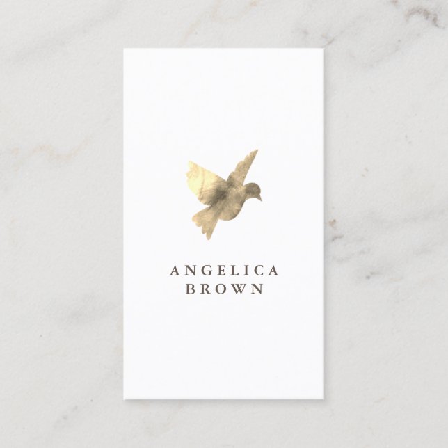 Carte de visite de pigeon (Devant)