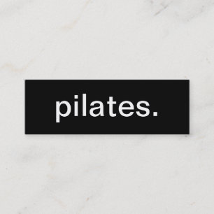 Carte de visite de Pilates