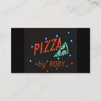 Carte de visite de pizza