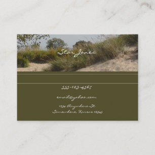 Carte de visite de plage