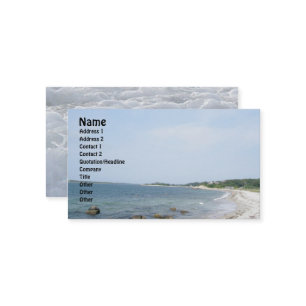 Carte de visite de plage Nobska