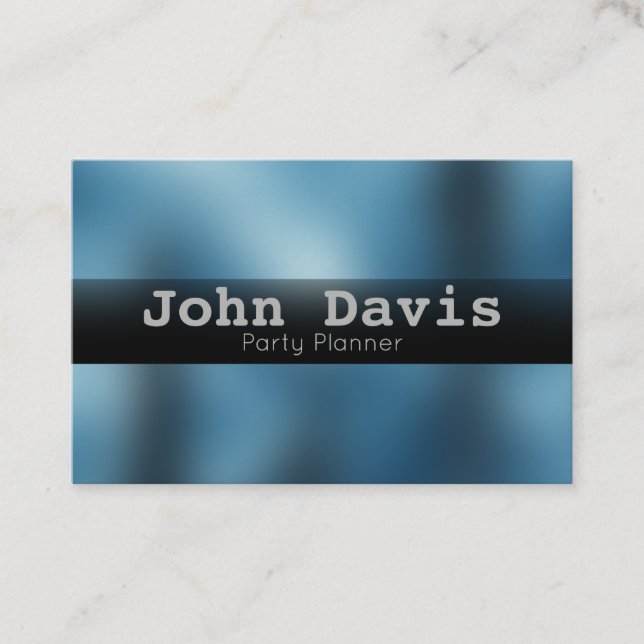 Carte de visite de planification de parti (Devant)