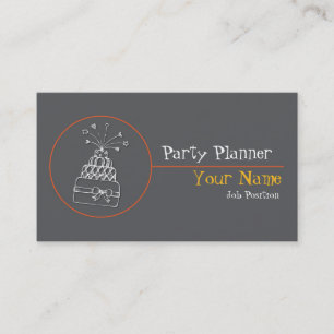 Carte de visite de planification de parti