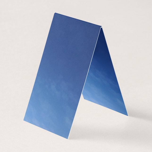 carte de visite de pliage de la tente verticale pe (Devant)