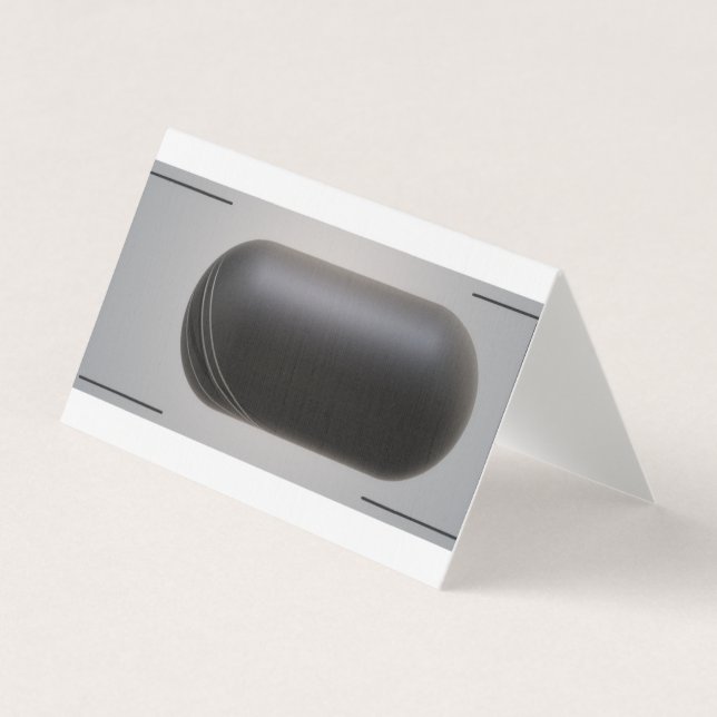 Carte de visite de pliage horizontal personnalisé (Devant)