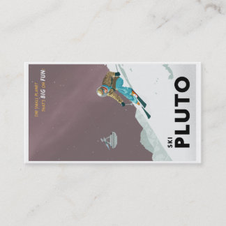 Carte de visite de Pluton de ski